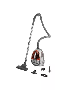   Прахосмукачка без торба SENCOR SVC 730RD-EUE2, 800W ECO мотор, контейнера 1.5L, 76 dB, Сив - Код G5433